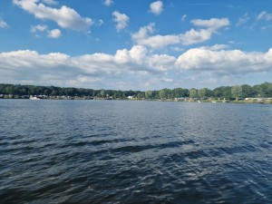 
                            <b>Wateroppervlak met bossen en huisjes aan de horizon onder een blauwe lucht.</b><br>
                                                        <b>ISO:</b> 50 | <b>Sluitertijd:</b> 1/8850 | <b>Diafragma:</b> f/1.8 | <b>Datum:</b> 2025-06-29

                        