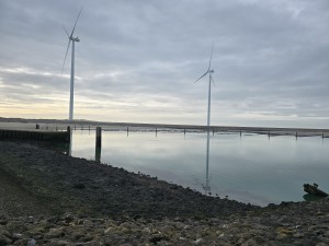
                            <b>Twee windturbines draaien boven een waterpartij.</b><br>
                                                        <b>ISO:</b> 12 | <b>Sluitertijd:</b> 2477623/1000000000 | <b>Diafragma:</b> f/1.7 | <b>Datum:</b> 2026-02-08

                        