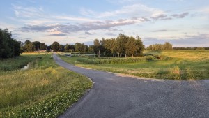 Toegangsweg tot uitzicht op de Kikkerberg.